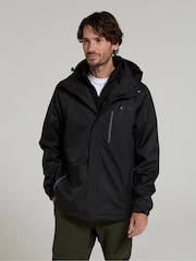 Mountain Warehouse Black Bracken Extreme Mens Waterproof 3-In-1 Jacket - Image 2 of 4