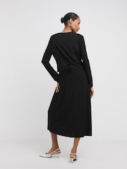 JD Williams Black 2 In 1 Waistcoat Dress - Image 2 of 4