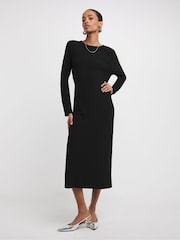 JD Williams Black 2 In 1 Waistcoat Dress - Image 3 of 4
