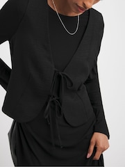 JD Williams Black 2 In 1 Waistcoat Dress - Image 4 of 4