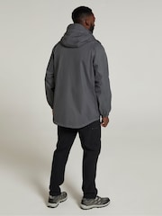 Mountain Warehouse Light Black Mens Bracken Extreme Waterproof 3-In-1 Jacket - Image 3 of 4