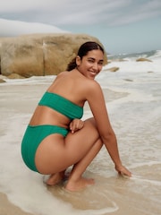 self. Green Rib Seamfree Bandeau Bikini Top - Image 2 of 9