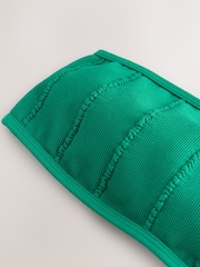 self. Green Rib Seamfree Bandeau Bikini Top - Image 9 of 9