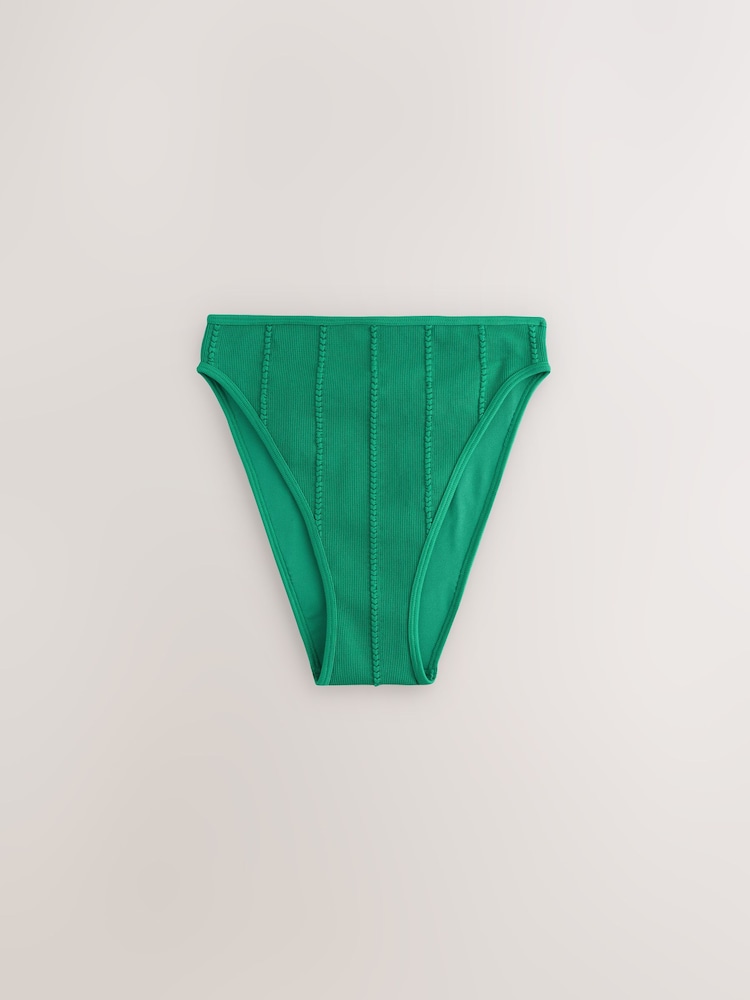 Seamfree Alto Waist Alto Leg Bikini Bottoms - Imagen 1 de 3