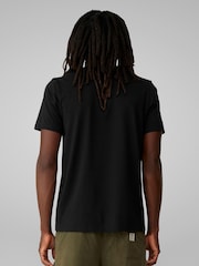 All + Every Black Bass Christmas Tree Triangles Mens 100% Cotton T-Shirt - Image 2 of 4