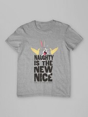 All + Every Grey Looney Tunes Christmas Bugs Bunny New Nice Mens T-Shirt - Image 3 of 4