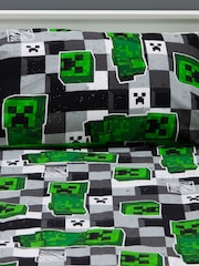 Character World Green Minecraft Block Reversible Polycotton Duvet Cover Set - Image 4 of 5