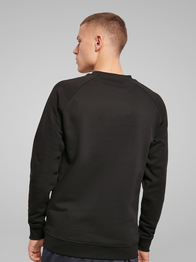 All + Every Black Guinness Christmas Harp Mens Sweatshirt - Image 2 of 4 All + Every Black Guinness Christmas Harp Mens Sweatshirt - Image 2 of 4