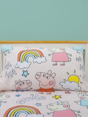 Character World Pink Peppa Pig Reversible Polycotton Duvet Cover Set - Image 4 of 5