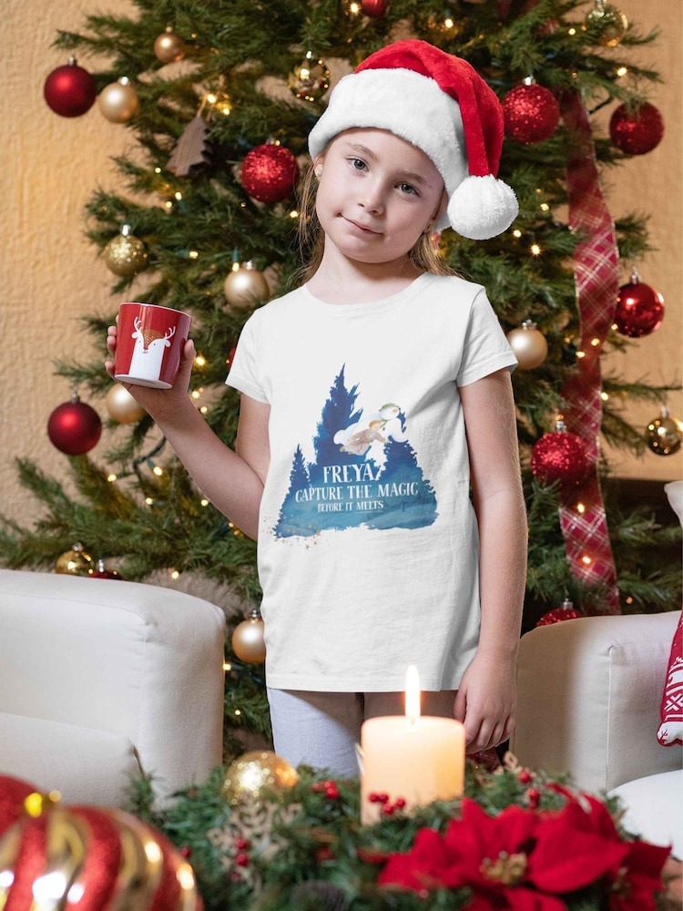 Star Editions The Snowman Capture the Magic Before it Melts 100% Cotton White T-Shirt - Image 1 of 4