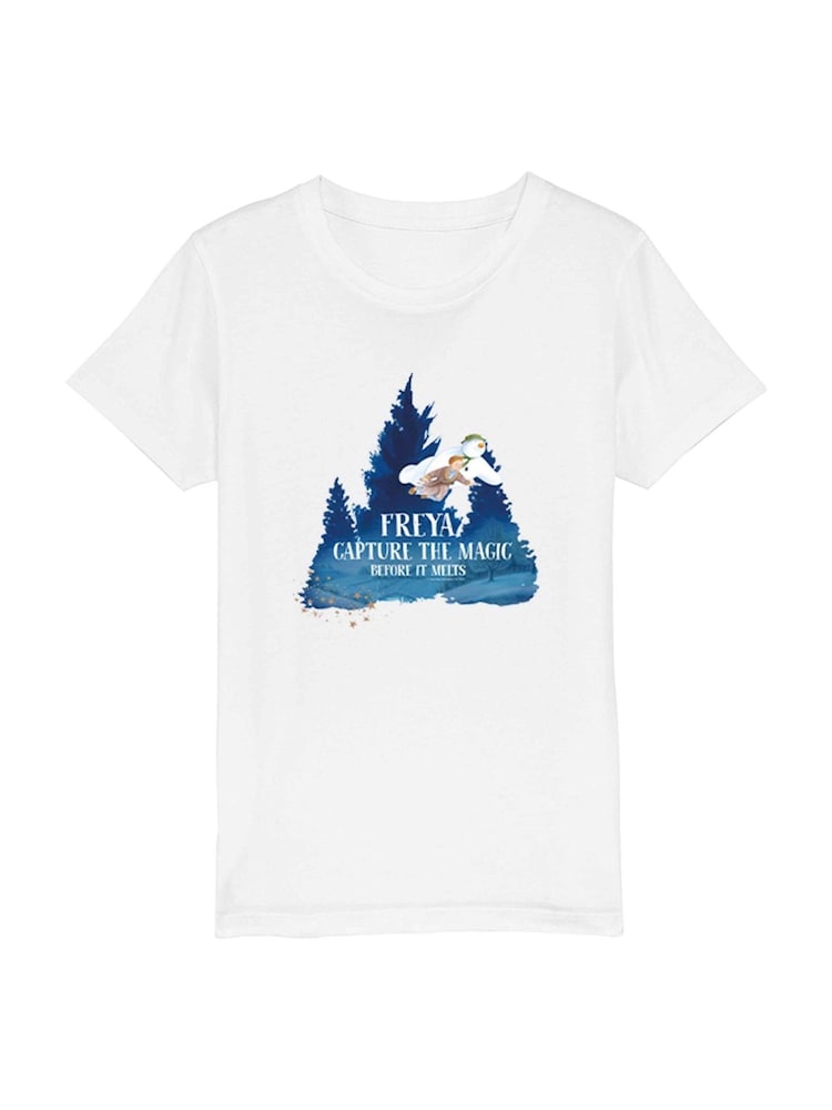 Star Editions The Snowman Capture the Magic Before it Melts 100% Cotton White T-Shirt - Image 4 of 4