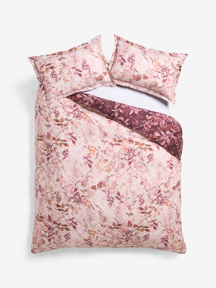 144tc 100% Cotton Reversible Duvet Cover and Pillowcase Set - Image 6 of 6