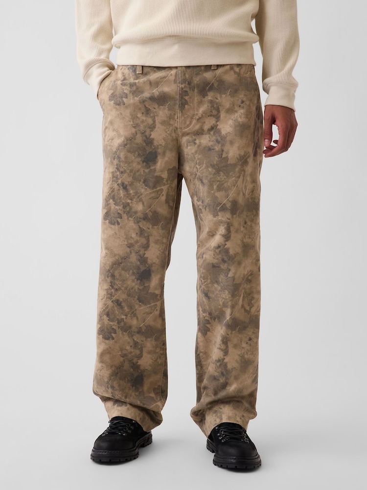 Grün - Gap Baggy-Chinohose aus schwerem Twill - Bild 1 von 6