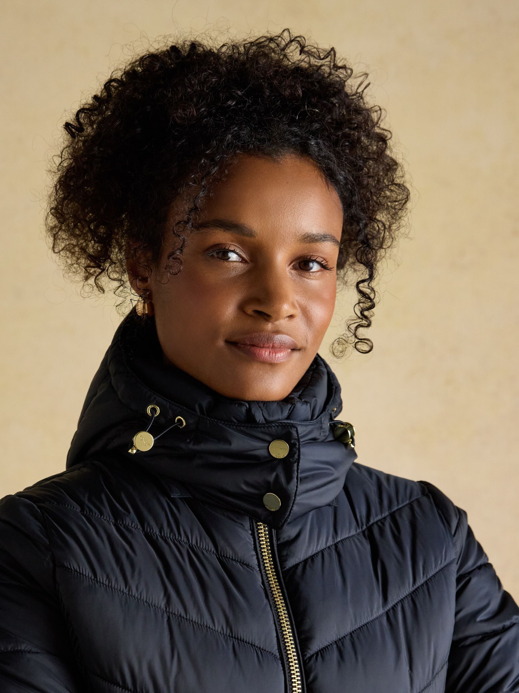 Buy Joules Pembury Navy Showerproof Longline Padded Coat with Hood