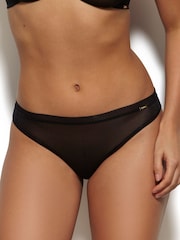 Gossard Glossies Black Briefs - Image 1 of 1