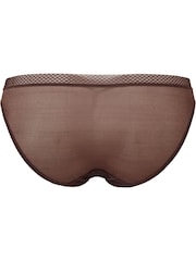 Gossard Glossies Brown Briefs - Image 4 of 4
