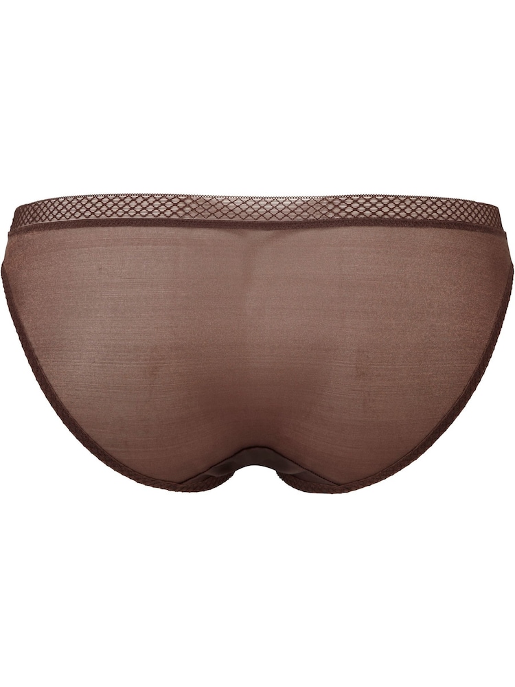 Gossard Glossies Brown Briefs - Image 4 of 4
