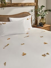 Natural Cotton Autumn Woodland Duvet Cover and Pillowcase Set - Image 1 of 5
