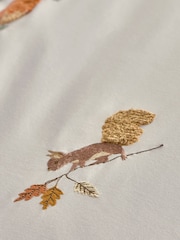 Natural Cotton Autumn Woodland Duvet Cover and Pillowcase Set - Image 4 of 5