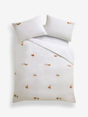 Natural Cotton Autumn Woodland Duvet Cover and Pillowcase Set - Image 5 of 5