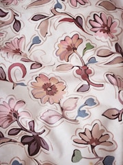 Floral Print Border Duvet Cover and Pillowcase Set - Imagen 4 de 4