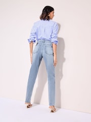 Friends Like These Bright Blue Mom Jeans - Image 5 of 5