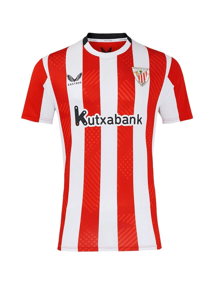 Castore Red Kids Athletic Bilbao Home Shirt 2024-25 - Image 3 of 3