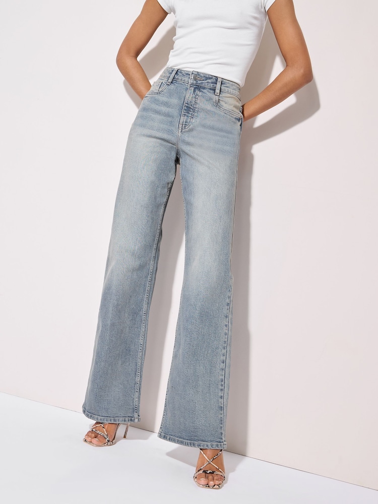 Bleu délavé - Friends Like These Détendu Ample Jeans - Image 2 of 5