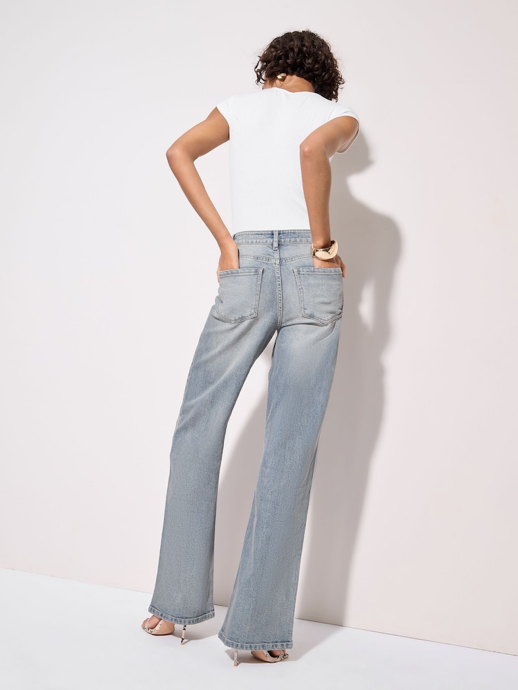 Bleu délavé - Friends Like These Détendu Ample Jeans - Image 5 of 5