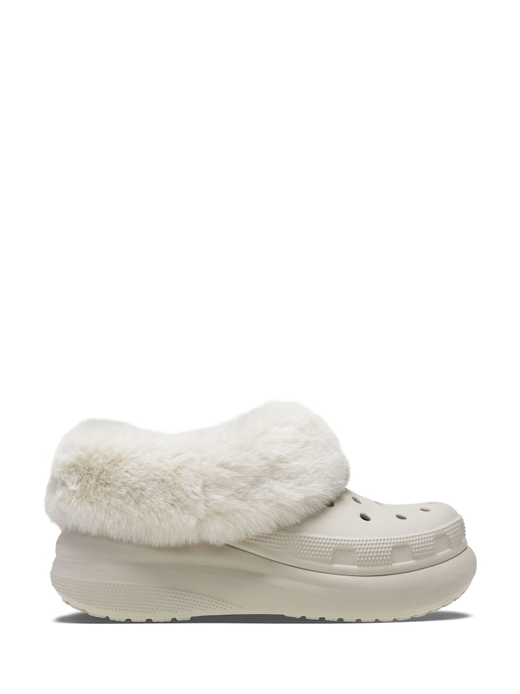 Crocs Cream Furever Crush Clogs - Image 1 of 4