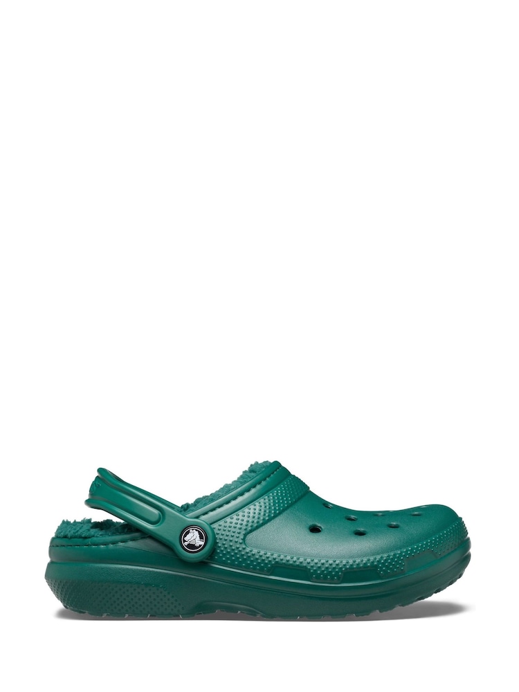 Crocs Green Classic Lined Clogs - Image 1 of 5