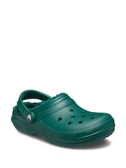 Crocs Green Classic Lined Clogs - Image 2 of 5