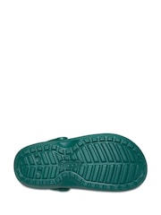 Crocs Green Classic Lined Clogs - Image 5 of 5