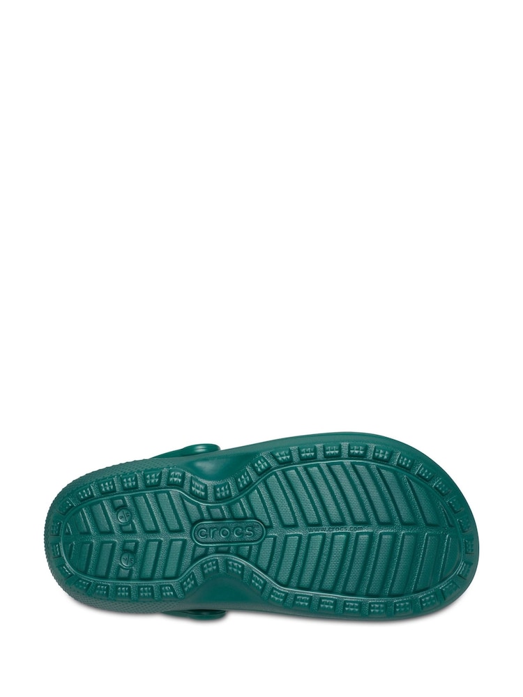Crocs Green Classic Lined Clogs - Image 5 of 5