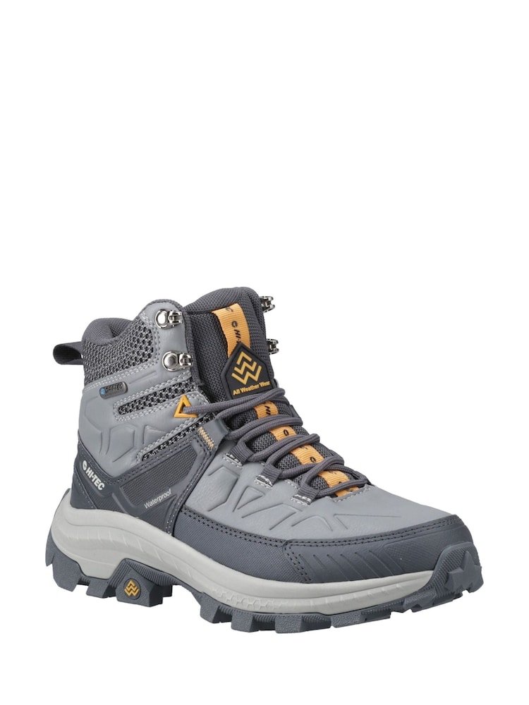 Hi-Tec Grey Rainier Hiking Boots - Image 2 of 5
