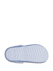 Crocs Blue Kids Classic Glitter Lined Clogs - Image 5 of 5