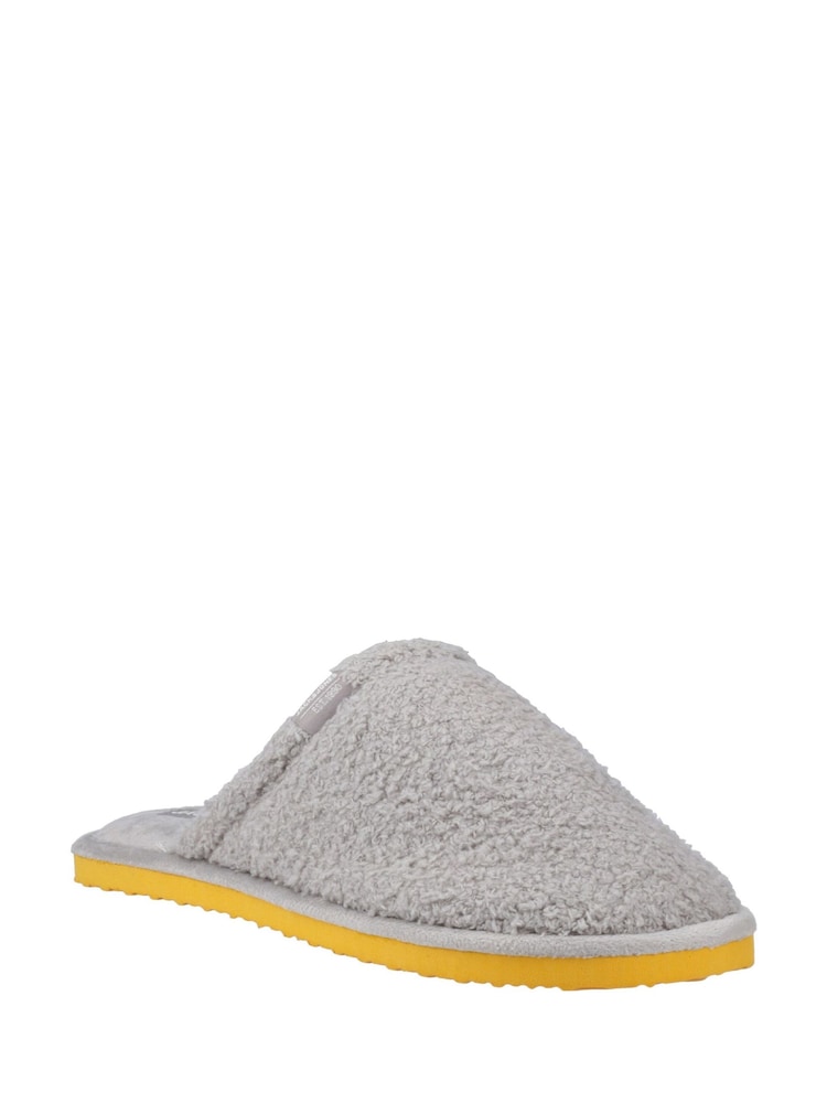 JACK & JONES Grey Harry Fluff Slippers - Image 2 of 4
