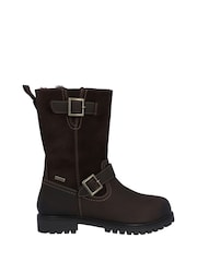 Hunter Waterproof Ness Mid Calf Lined Biker Boots - Image 1 of 5