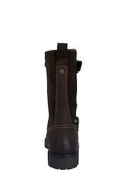 Hunter Waterproof Ness Mid Calf Lined Biker Boots - Image 4 of 5