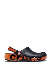 Crocs Black Classic Reflector Clogs - Image 1 of 5