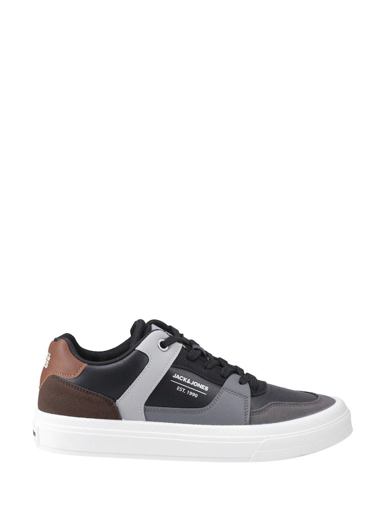 JACK & JONES Black Barton Combo Trainers - Image 1 of 3