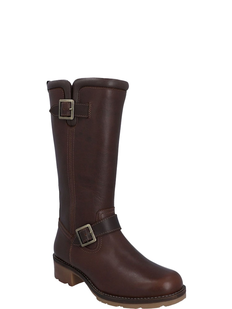 Hunter Iona Tall Waterproof Brown Boots - Image 2 of 5