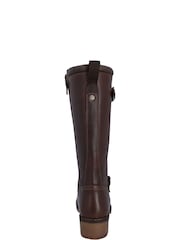 Hunter Iona Tall Waterproof Brown Boots - Image 4 of 5
