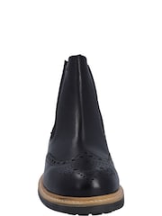 Hunter Cawdor Brogues Dealer Leather Chelsea Boots - Image 3 of 5