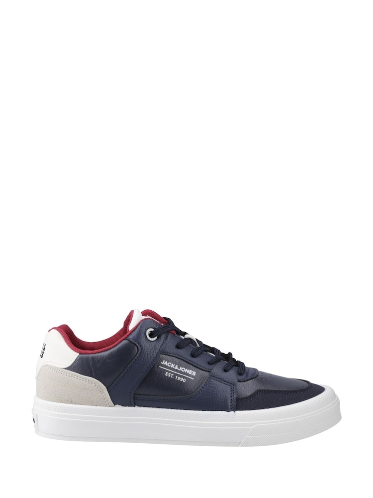JACK & JONES Blue Barton Combo Trainers - Image 1 of 4 JACK & JONES Blue Barton Combo Trainers - Image 1 of 4