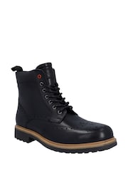 Hunter Cawdor Lace Up Ankle Brogue Boots - Image 2 of 5