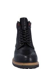 Hunter Cawdor Lace Up Ankle Brogue Boots - Image 3 of 5