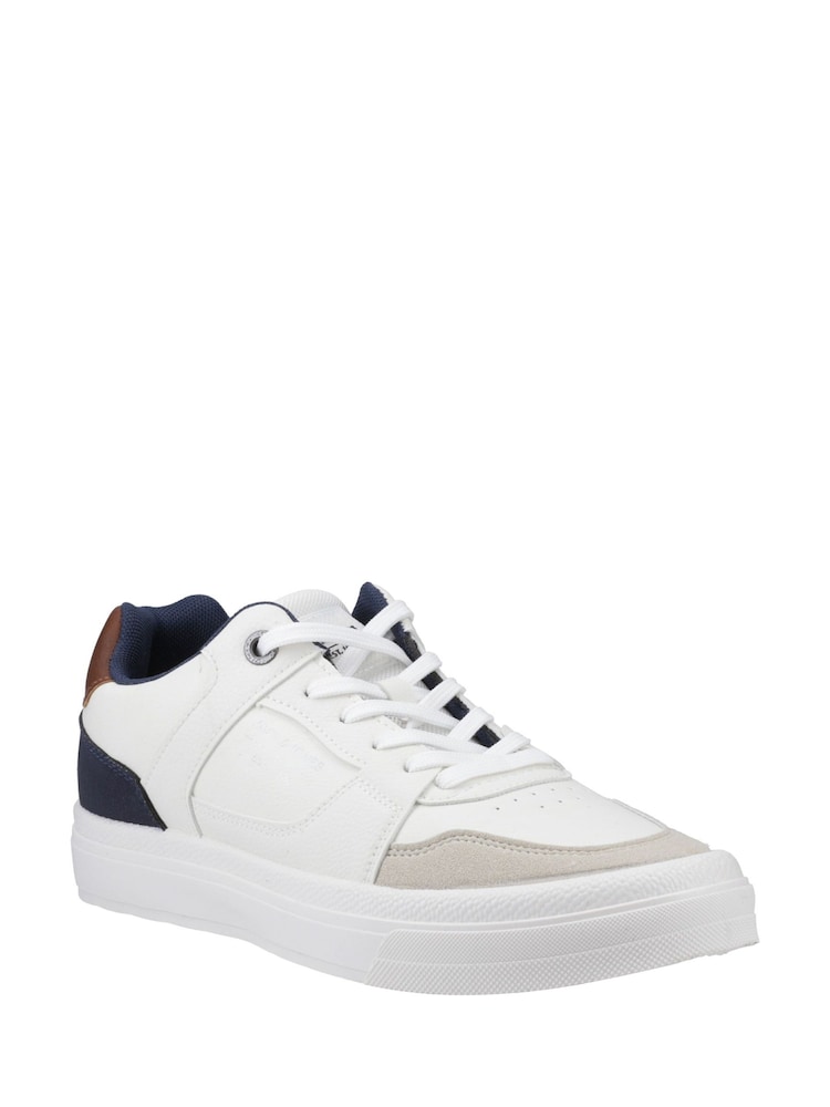 JACK & JONES White Barton Combo Trainers - Image 2 of 4