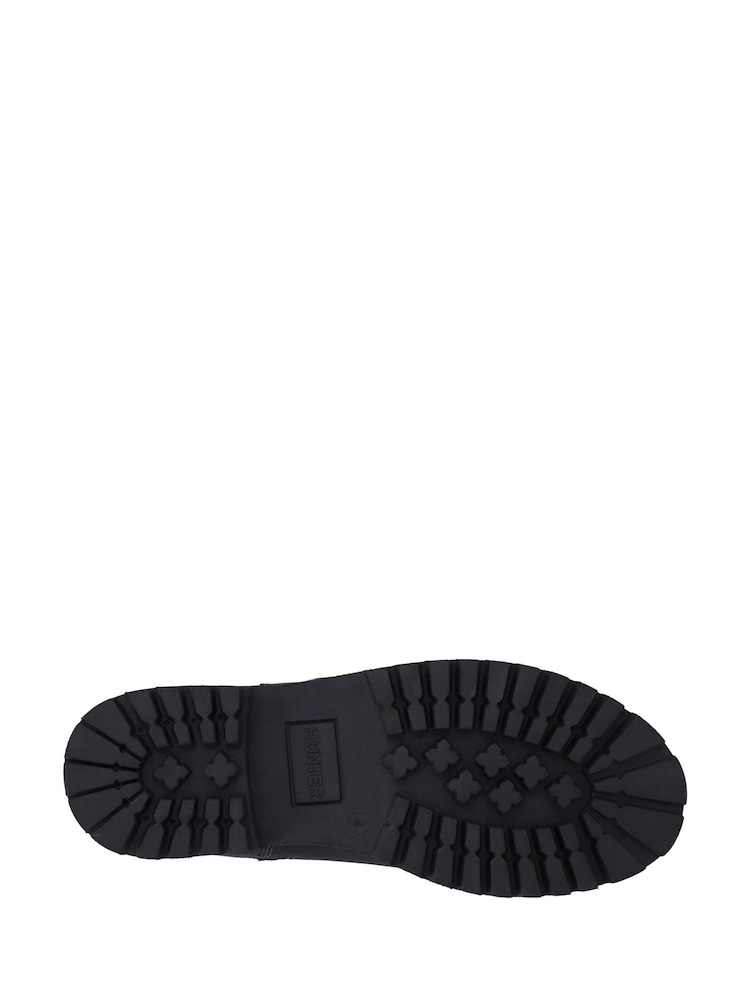 Hunter Waterproof Ness Mid Calf Lined Biker Boots - Image 5 of 5
