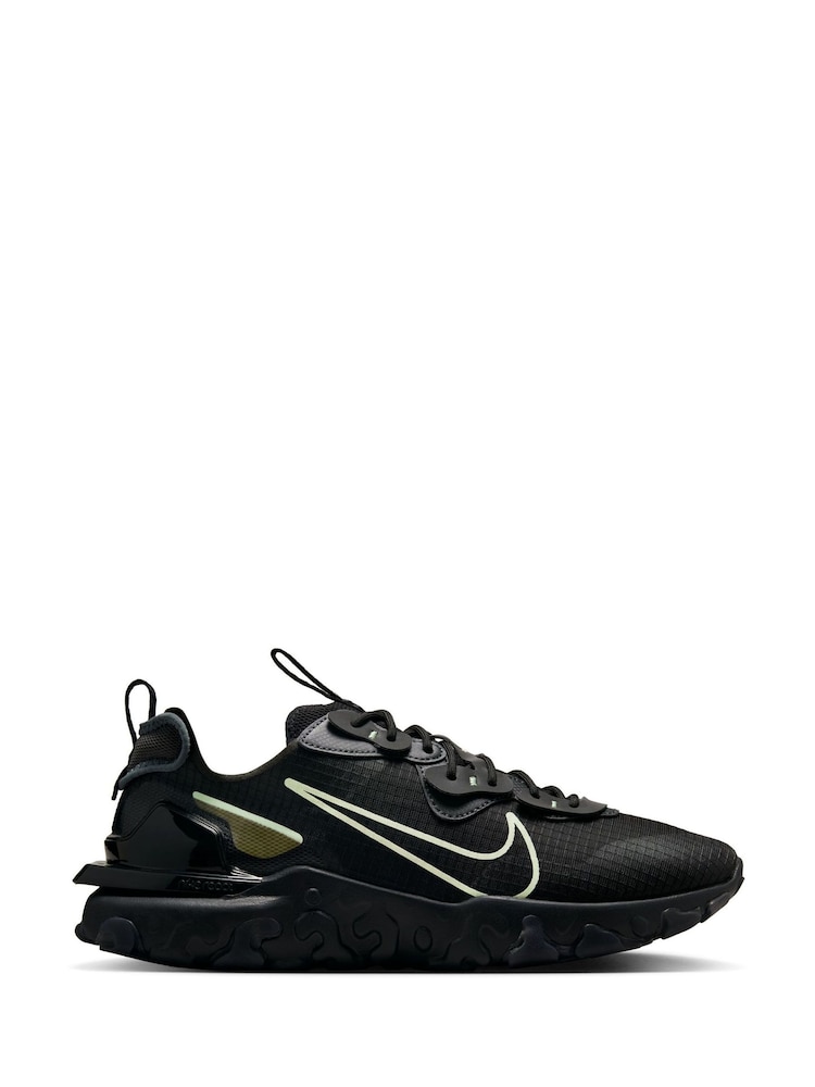 Nike Black/White React Vision Trainers - Image 1 of 8